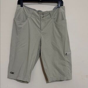 Outdoor Research women Light Gray Athletic Shorts 10 hiking performance outdoor